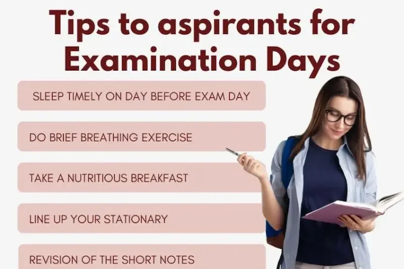 Tips for Exam Day